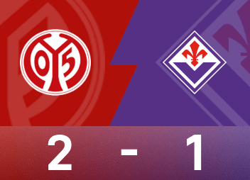 歐協聯戰報：李在成頂球最後一投，美因茨2-1佛羅倫斯